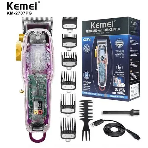 Maquina de cortar cabelo kemei km-2707pg