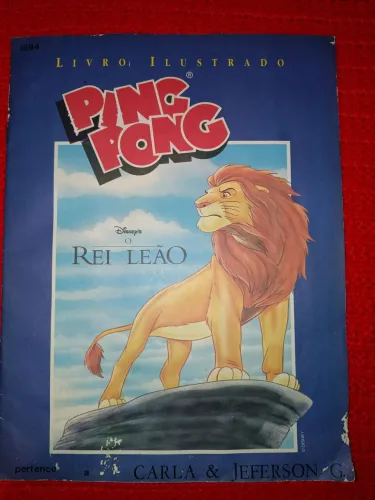 Álbum Ilustrado O REI LEÃO ping pong 1994 COMPLETO