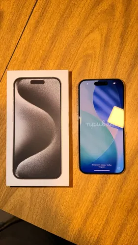 iPhone 15 Pro 128GB Titânio Branco - Excelente Estado + Caixa