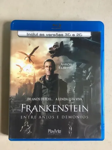 Frankenstein entre anjos e demônios filme blu ray 3D + 2D