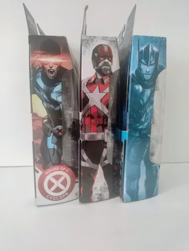 MARVEL-3 FIGURAS- CYCLOP, THOR E RED GUARDIAN