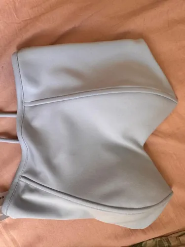 Cropped azul tamanho unico