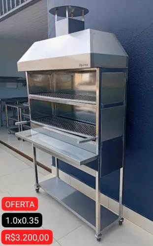 Consulte valores- Festival de Churrasqueiras 100% em aço inox