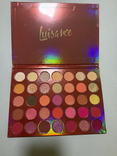 Paleta de Sombras Luisance Heat 35 Cores, Semi Nova
