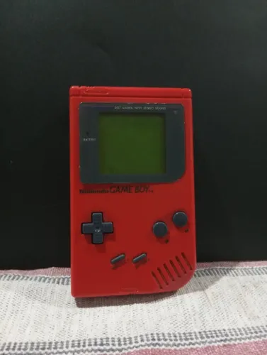 Game Boy DMG-01 Vermelho (modelo Play It Loud) Funcionando Perfeitamente