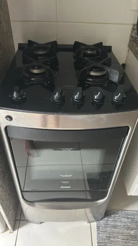 Fogão 4 Bocas Consul Inox Acendimento Automático. Ótimo estado