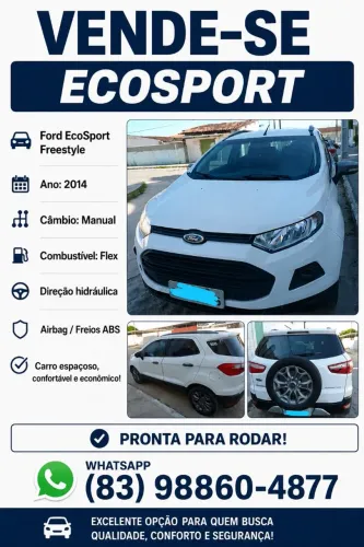 Ford Ecosport Freestyle 1.6 16V Flex 5P 2014