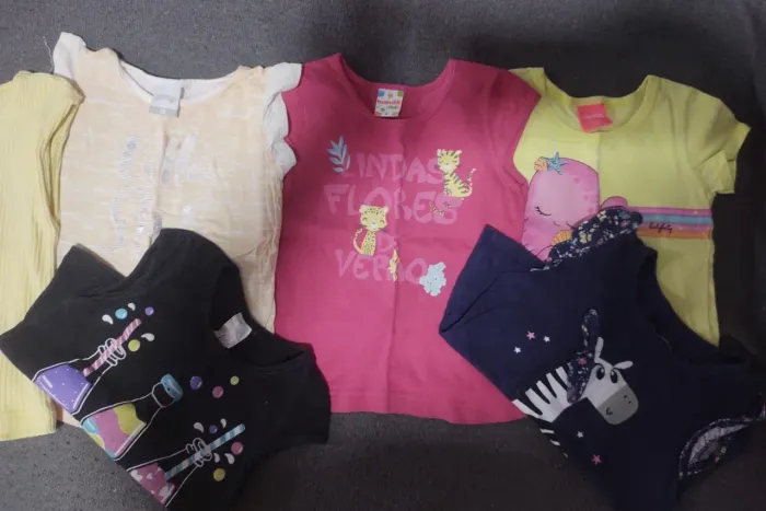 100 peças de roupas menina 1 a 4 anos