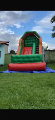 aluguel tobogã inflável