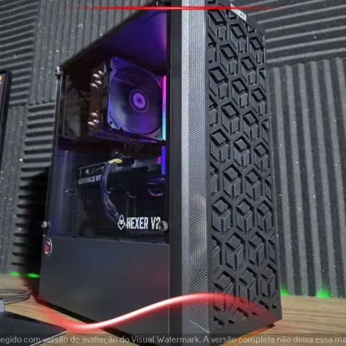 PC Gamer Ryzen 5 5600X RTX 4060 16GB 500GB NVMe ARGB