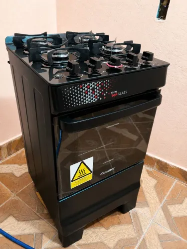 Fogão automático novo o estado