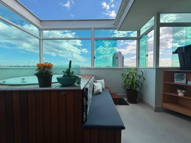 Cobertura no Santa Branca | Jacuzzi, elevador e automação residencial! ?