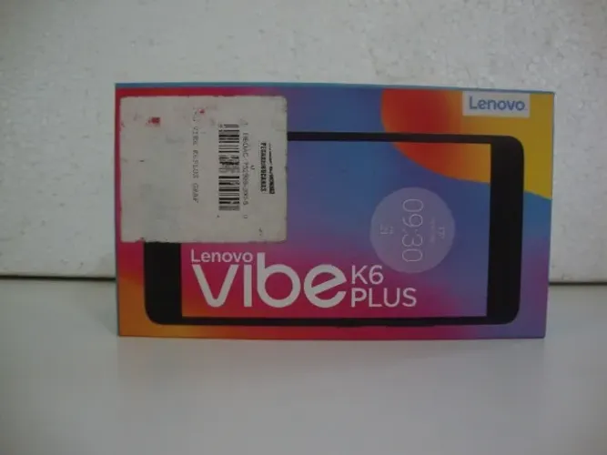 Caixa (Embalagem) original Aparelho Celular antigo Marca Le Novo Vibe K-6 Plus.
