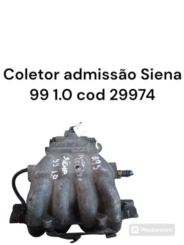 Coletor de admissão Fiat Siena /Palio 99 1.0