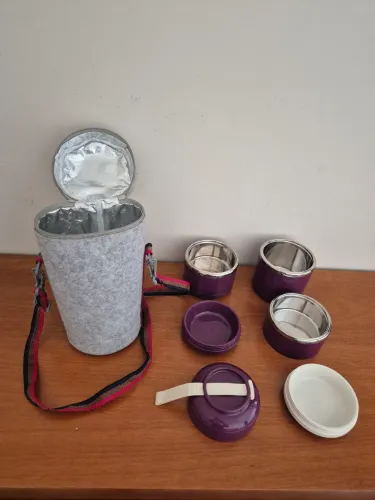 LANCHEIRA TÉRMICA PORTÁTIL , INOXIDÁVEL