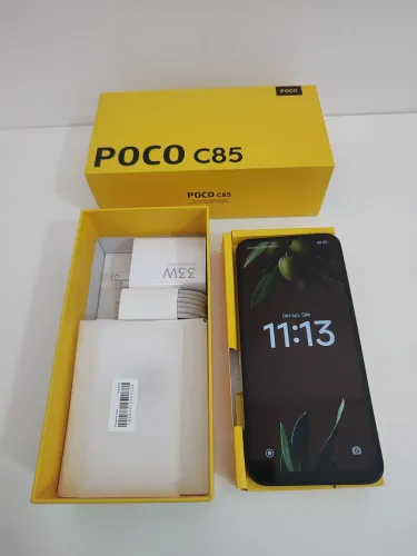Poco C85 Preto - 256GB - 8GB RAM - NFC - 6000mAh - Original - 1 mês