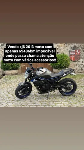 Vendo xj6 2013 moto impecável sem detalhes em meu nome traferencia na hora da compra