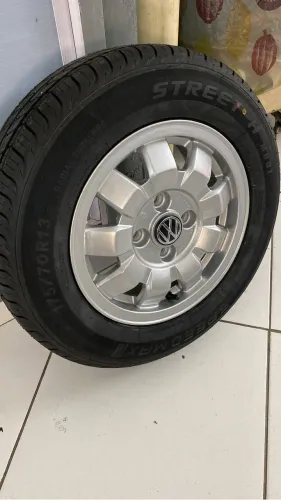 Rodas aro 13 originais Volkswagen tijolinho 