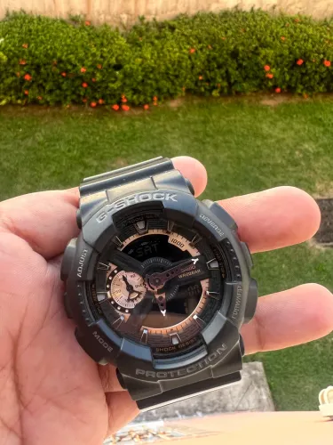 Relógio Casio G-SHOCK GA-110 Preto - Analógico/Digital | Resistente a Impactos | WR200M