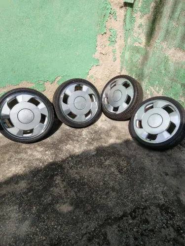 Jogo rodas aro 18 orbital com pneus seminovos