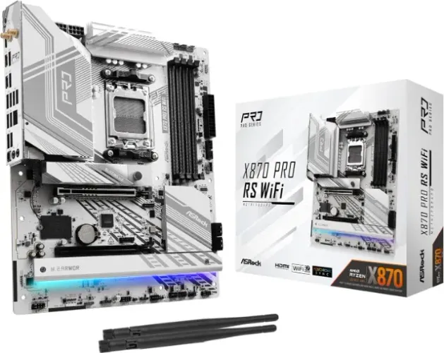 Placa Mae ASRock Placa Mãe X870 Pro Rs WiFi