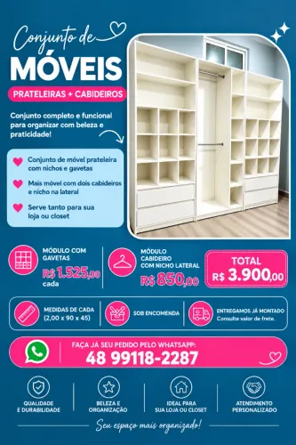 Móveis Comerciais Projetycomigo!!!