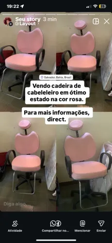 Cadeira de cabeleireira