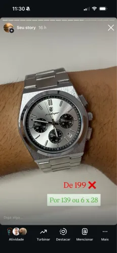 Relógio promoção 
