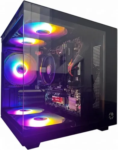 PC Gamer Ryzen 7 5700G, Placa mãe A520M, 16GB DDR4 3200MHz, SSD 480GB, Fonte 500W 80 Plus