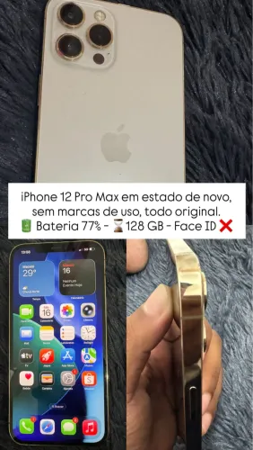 iPhone 12 Pro Max 128 Face ID off