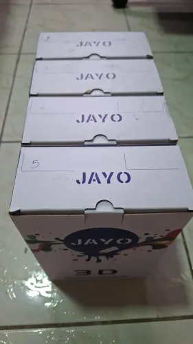 Resina 3D Jayo 1kg (Lote com 3 fechadas + 1 aberta com metade)
