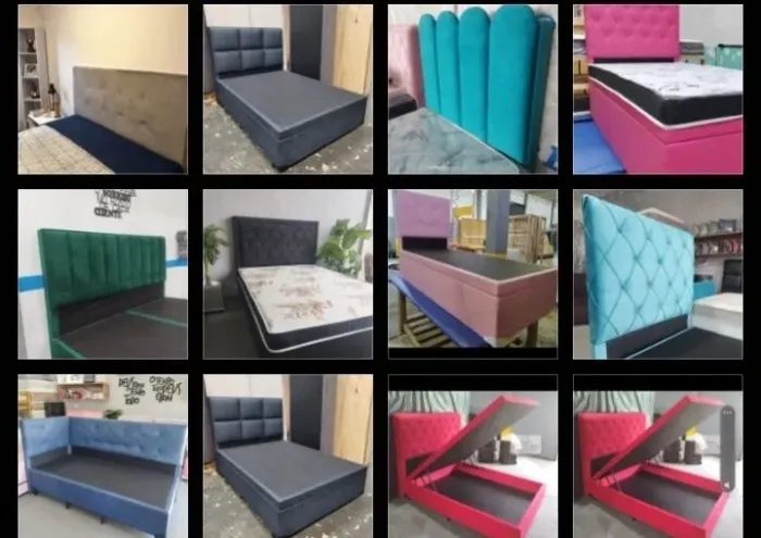 Cama box e estofados