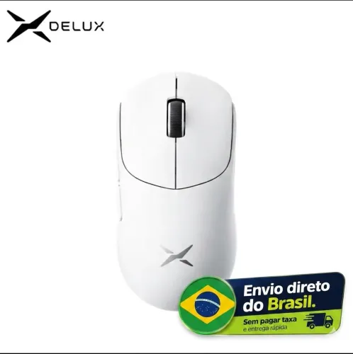 Mouse Gamer Delux M400 RGB | Sensor PAW3311 | Leve e Ergonômico 
