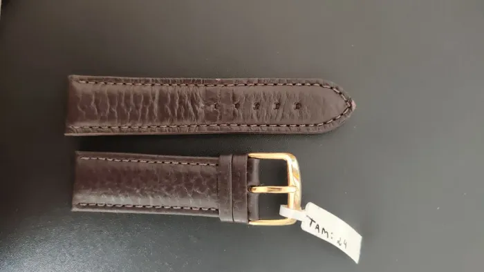 pulseira relógio tamanho 24 marrom 