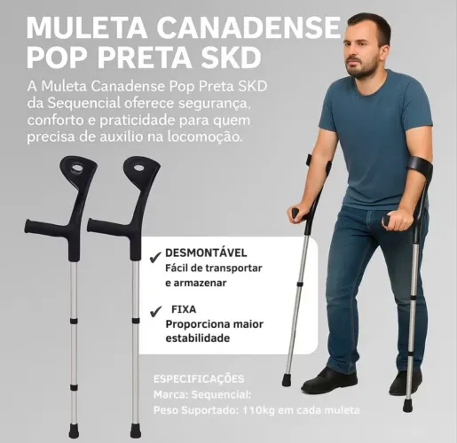 Muleta Canadense 110kg Sequencial