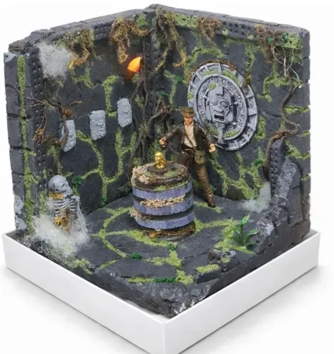 Diorama book nook miniatura Indiana Jones