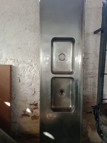 Pia inox com das cubas