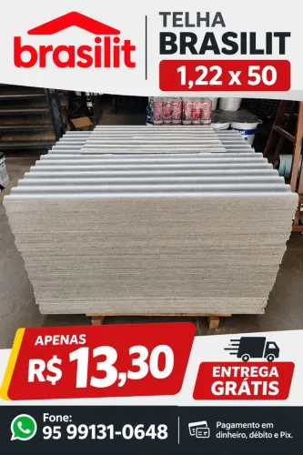SUPER PROMOÇÃO DE TELHAS