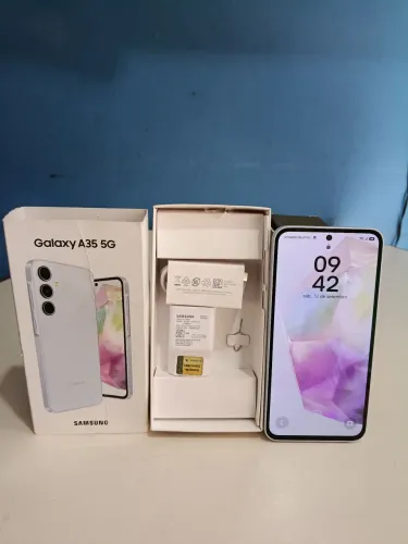Galaxy A 35 5G 128 6 GB RAM - NFC - Android 16 -Capa  Acessórios - Livre para testes