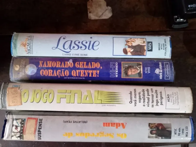 Lote fitas vhs