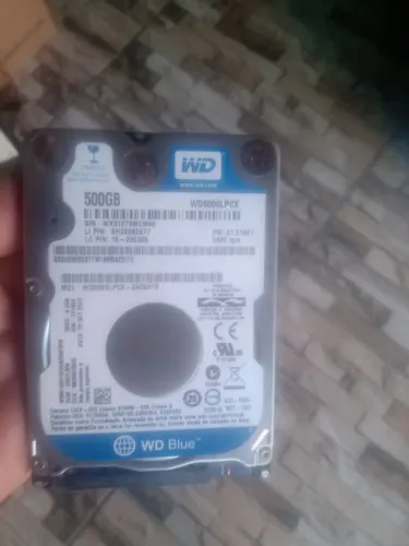 Hd500gb de notebook Wester digital bue+Win 10