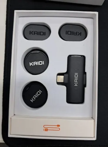 Microfone de lapela sem fio