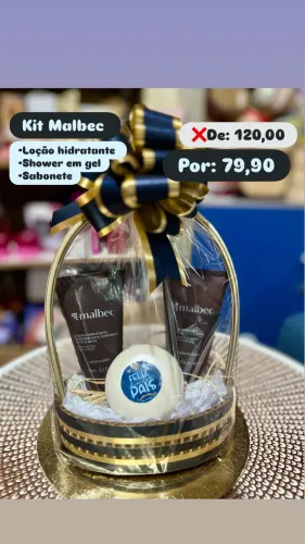 Kits na promoção para o dia dos pais
