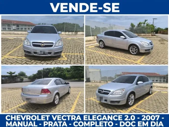 Chevrolet Vectra Elegan. 2.0 MPFI 8V Flexpower MEC 2007