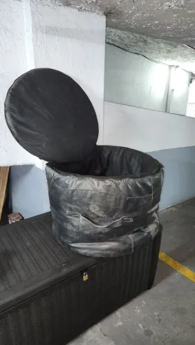 Bag de Bumbo 22 em couro