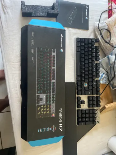 TECLADO MECANICO FORTREK GPRO K7 RAINBOW SWITCH BLUE