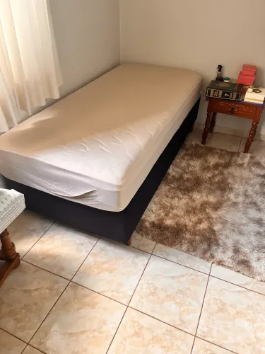 Cama Box e Colchão solteiro Castor Ortopédico