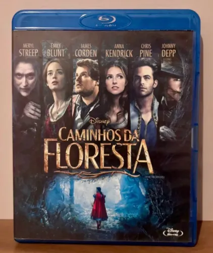 Blu-ray Caminhos da Floresta da Disney