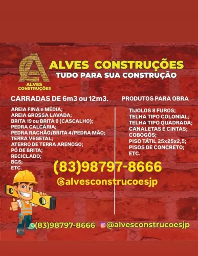 MATERIAIS PARA SUA OBRA É AQUI!