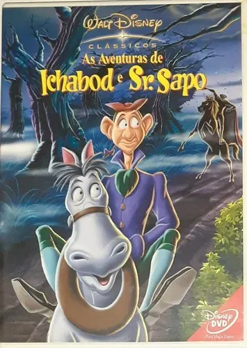 DVD - As Aventuras de Ichabod e Sr. Sapo - Original Disney